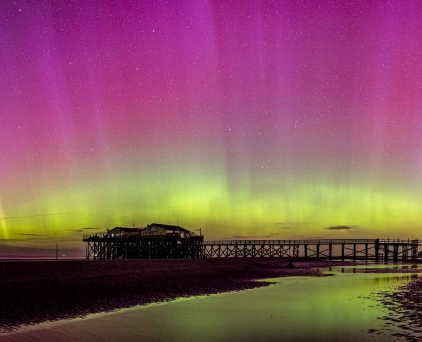 Polarlicht St Peter Ording